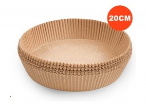 HeteluchtfriteuseWegwerpbakjes50Stuks-16cm-GeschiktVoorAirFryerWegwerpbakjes-Bakpapier