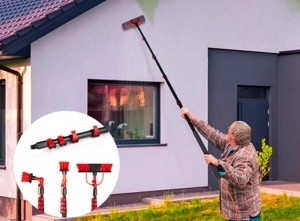 ShineTelescopischewasborstel-Uitschuifbarewasbezem-46metermetzeepdispenser