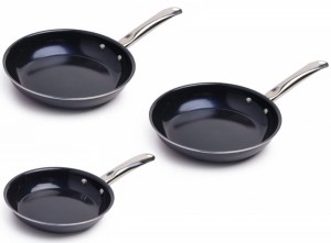 NexxtKoekenpan-2024of28cm-KeramischmetDiamantcoating-RVSGreep-Vaatwasserbestendig