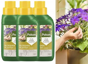 3xPokonBloeiendePlantenVoeding250ml