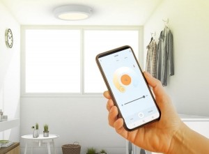 QnectSlimmePlafondlamp-Wit-17cm-Plafonnire-12W