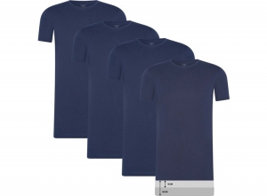 4-packCappuccinoBlauweT-Shirtrondehals-ExtraLangeT-shirts