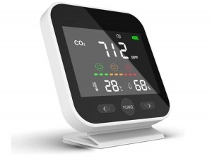 FlinQCO2Meter-Luchtkwaliteitmeter-CO2MeterBinnen-Temperatuurmeting-Draagbaar