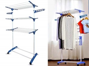 XXLInklapbaarWasrek-DroogtorenOpWieltjesVoor2Wasbeurten