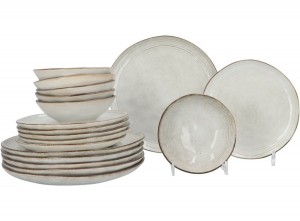 ServiessetFlower-Beige-18-delig