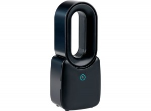 LifetimeAirBladelozeVentilator-StilleVentilatorMetDrieSnelheden-DraadlozeBureauVentilator-TafelVentilatormetLEDMoodLight-USB-COplaadbaar-CompactDesign-5W-Zwart