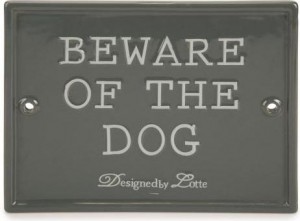 DBLKERABEWAREOFTHEDOGGRS20X16