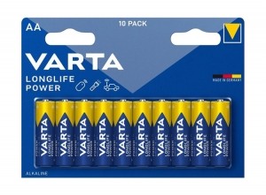 10VartaLonglifePowerAABatterijen