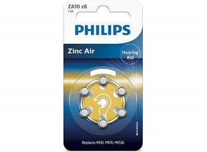 PhilipsZinkBatterijen-Setvan6-14V-90mAh