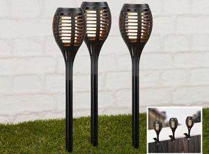 HISolarledtuinlampenmetvuursimulatie-3stuks