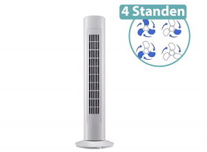 LENTZVentilator-45W-81cm-3Snelheden-Oscillerend-Timer-Wit
