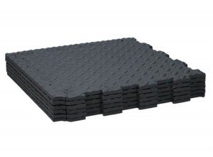 BlackDeckerVloermatten-40x40x1cm-Vloerbescherming-Dempend-Zwart-6stuks