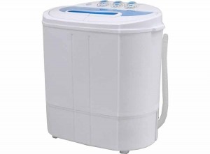 Lowanderminiwasmachine-Metcentrifugeendubbeletrommel-Campingwasmachine-5KG-Wit