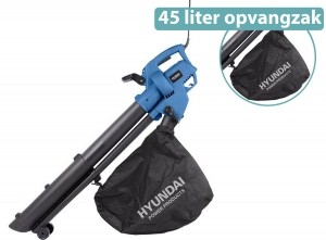 HyundaiHomeLine3-in-1BladblazerElektrisch-3000W-BladzuigermetVersnipperaar-Inclusief45LOpvangzak