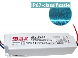 GLPLEDvoeding24volt72wattIP67waterdicht