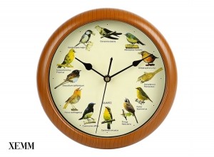 XEMMDierengeluidenwandklok-Klokmetdierengeluidenelkuur-25cm