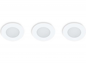 ProlightLEDInbouwspotsRond-3x5W-IP65-Wit