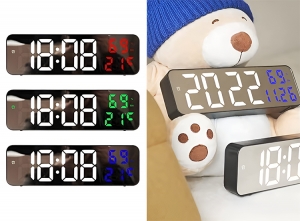 FedecDigitalewandklok-CO2meter-LEDDisplay-Zwart