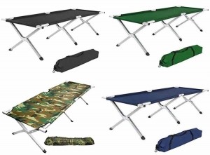 NordFalkVeldbed-CampingbedStretcherKampeerbed-StevigAluminium-VerkrijgbaarinZwartGroenBlauwofCamo