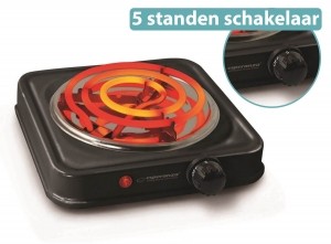 EsperanzaElektrischeKookplaatEKH012KThermischEnkelEtna