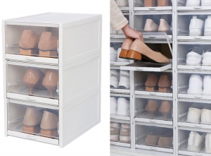 StapelbareSchoenenorganiser-Setvan3-Transparant
