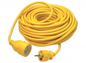 ProfileVerlengsnoer-20Meter-PVC-3x15mm-Penaarde-Geel