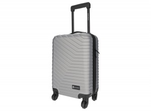 NorlanderTMSHandbagagekoffer-Reiskoffer-Trolley-Zilver