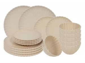 ServiessetFlower-Beige-18-delig