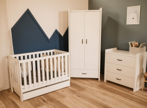 BabykamerAmeliaLedikantCommodeen2-Deurskast