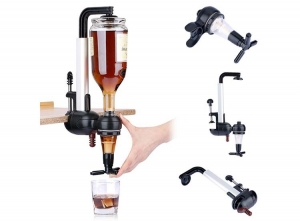 NonnaDrankdispenser-Muur-enTafelbevestiging-1Fles-Aluminium