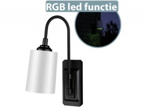 NexxtLEDSfeerlamp-RGBWandlamp-InclAfstandsbediening-Batterijgevoed-20x12x27cm