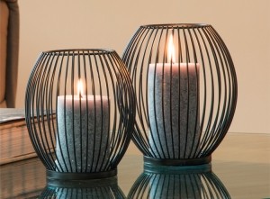 2-DeligeKandelaarsset-Draadkandelaar-Zwart
