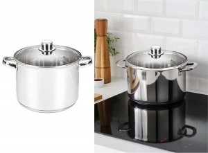 MichelinoSoeppan15L-RVS-Vaatwasserbestendig-Zilver