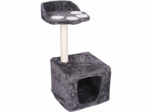 MaxxproKrabpaal-3-in-1Kattenspeeltuin-GrijsWit-62cmHoog