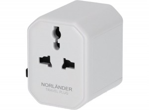 NorlanderUniverselewereldstekker-Reisstekker-USAAUSUKEUStekker-USB-AUSB-CAansluiting-Wit