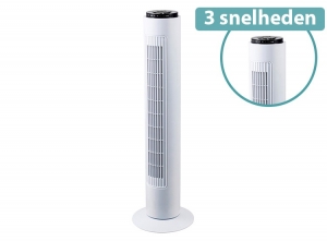 ProfileTorenventilator-50W-3Snelheden-Wit