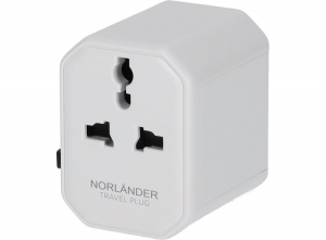 NorlanderUniverselewereldstekker-Reisstekker-USAAUSUKEUStekker-USB-AUSB-CAansluiting-Wit