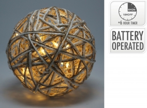 Balled20cmgrijskerstversieringNampook-Nampook