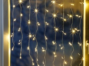 HILEDLichtgordijn-Lichtnet-120LEDs-Voorbuiten-Warmwit