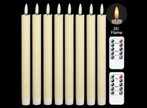 6FedecLEDDinerkaarsen-Afstandsbediening-Wit