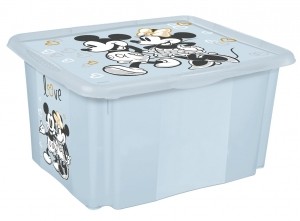KeeeperMickeyMouseBlauw45LOpbergbox1223968424700