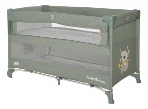 LorelliUpandDownIcebergGreenTeddyBearCampingbedjeinclBodemverhoger1008006-2372