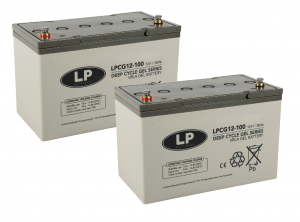 LandportLP2xGELaccu12volt100ahtypeLPCG12-100