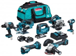 MakitaDLX7019TX118VLi-IonAccuCombiset2x50AhInTas-Koolborstelloos