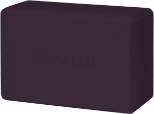 GaiamYogaBlok-MidnightPlum