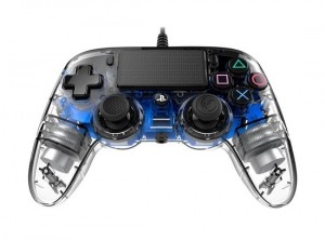 OfficieleGelicenseerdeCompacteBedradeLEDController-PS4-Blauw