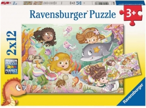 KleineFeenenZeemeerminnenPuzzel2x12stukjes