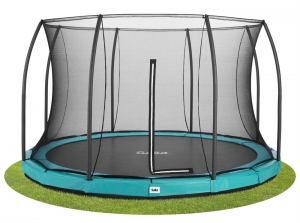 SaltaComfortEditionGroundTrampolinemetVeiligheidsnet-396cm-Groen