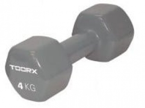 ToorxVinylDumbbell-PerStuk-4kg-Lichtgrijs