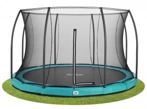 SaltaComfortEditionGroundTrampolinemetVeiligheidsnet-427cm-Groen